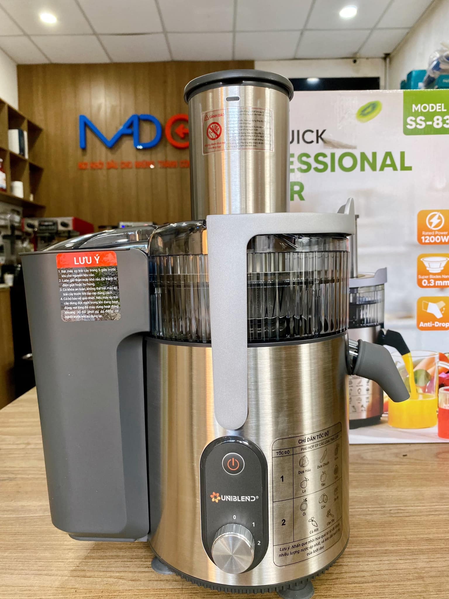 Máy ép nhanh Uniblend SS83