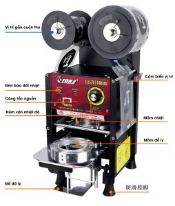 Máy dập nắp cốc bán tự động ETON ET-A1