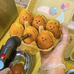 Bút mặt cười (làm bánh trứng mặt cười)