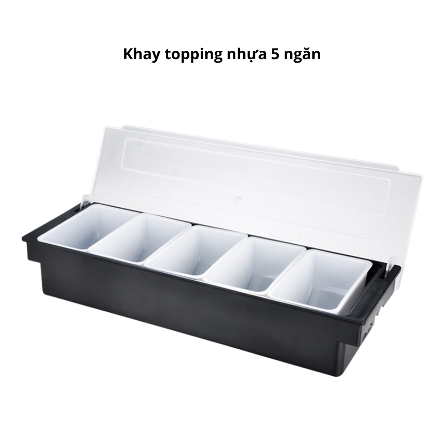 Khay đựng topping 5 ngăn