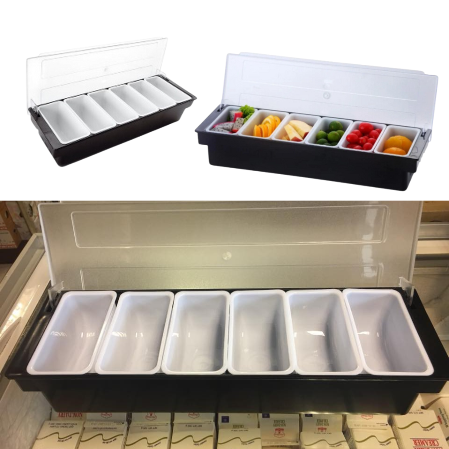 Khay đựng topping 6 ngăn