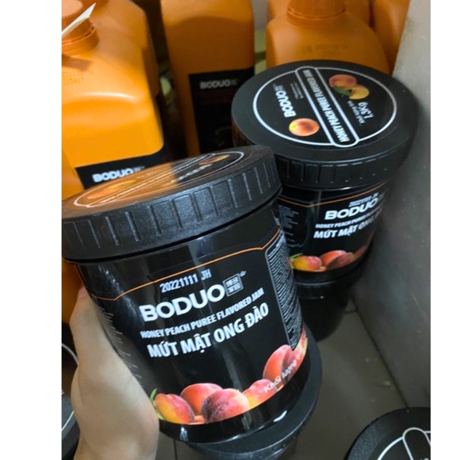 mứt boduo đào