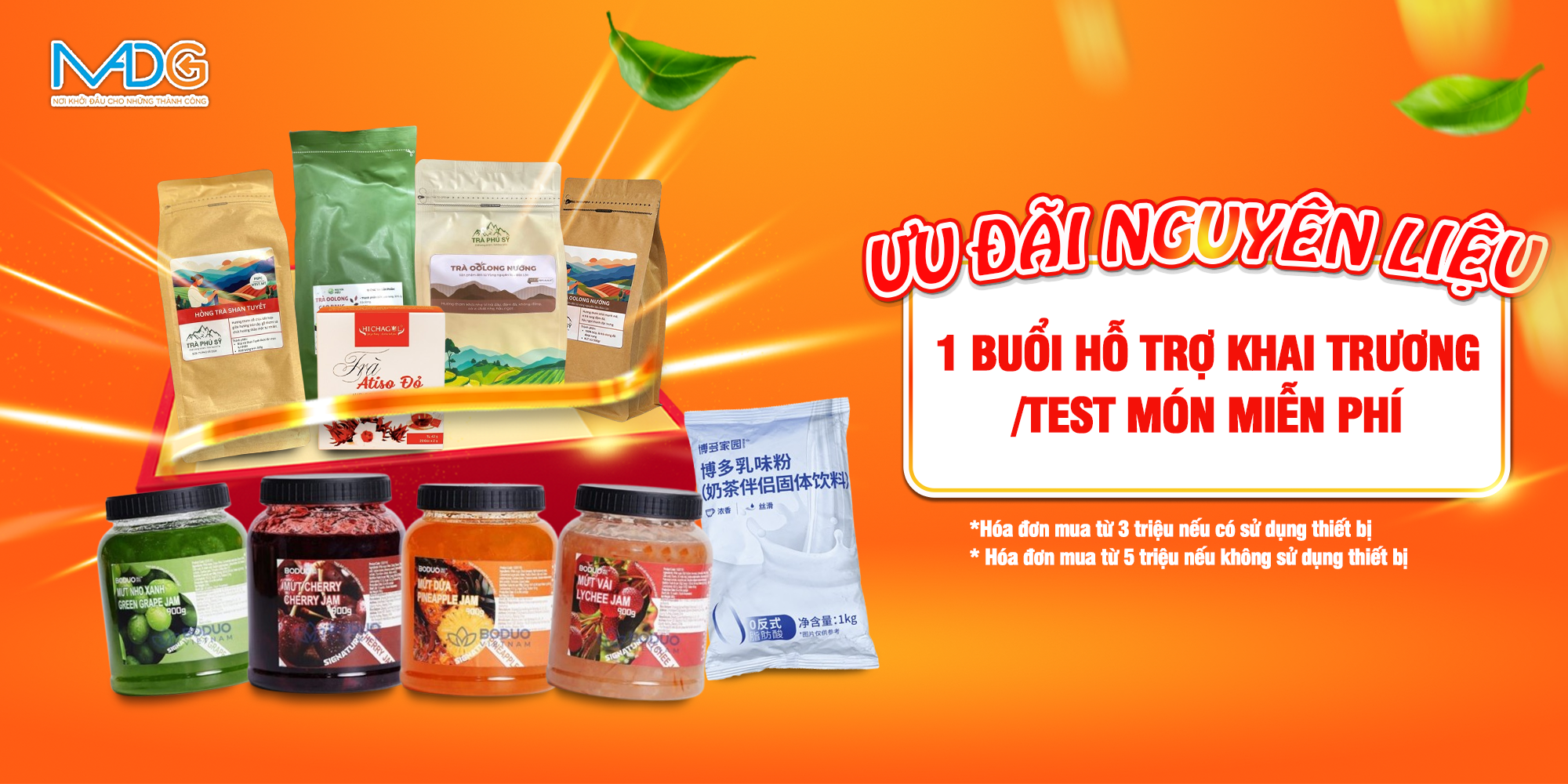Ưu Đãi Nguyên Liệu Tháng 10