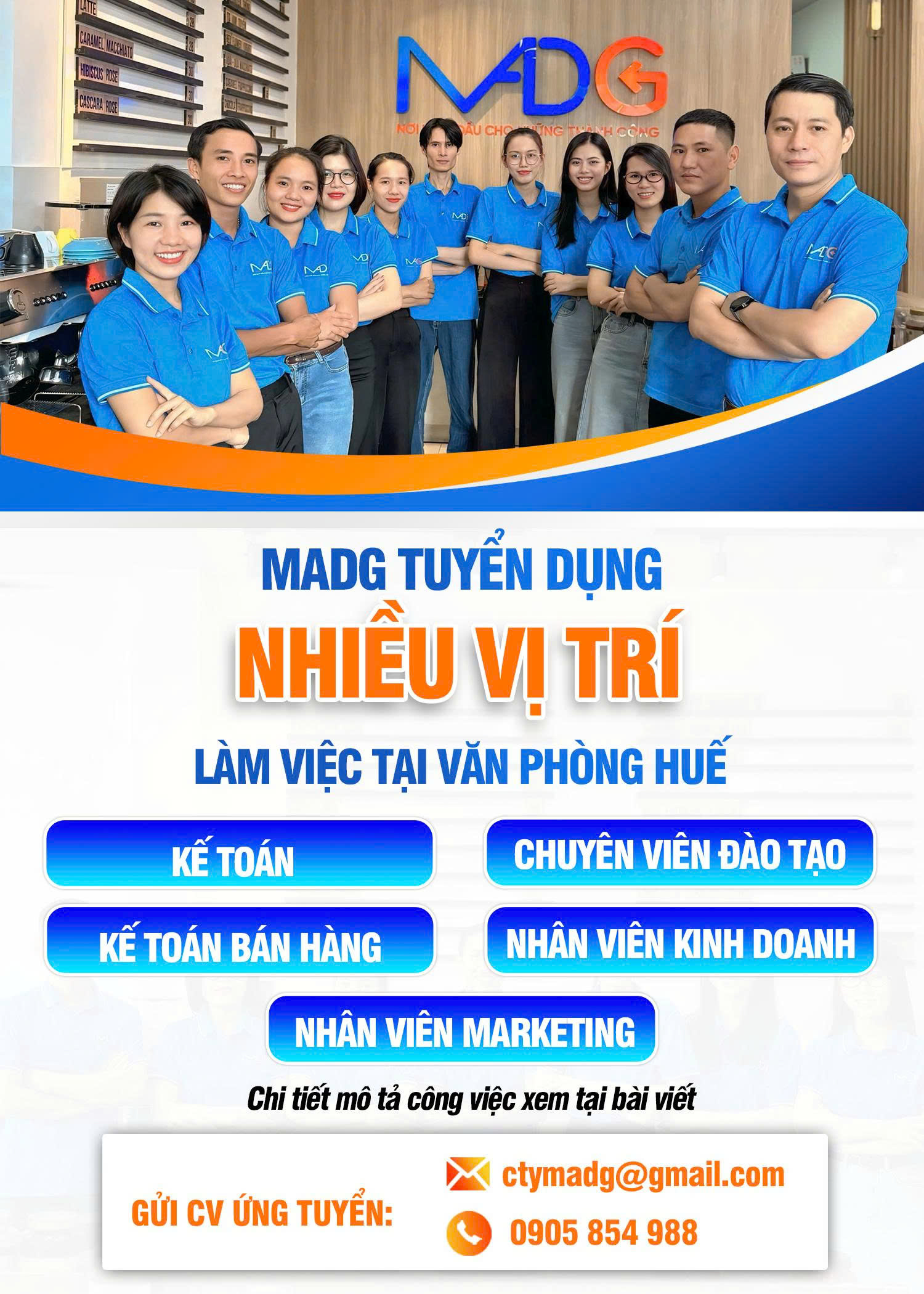 madg tuyển dụng